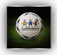 Balón publicitario futbol Colombianitos